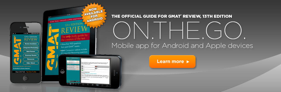 Official GMAT Guide Mobile App