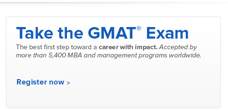Register for the GMAT exam today