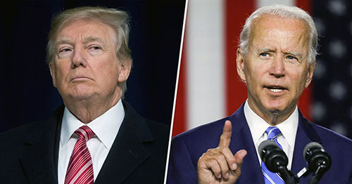 Biden and trump in the same image