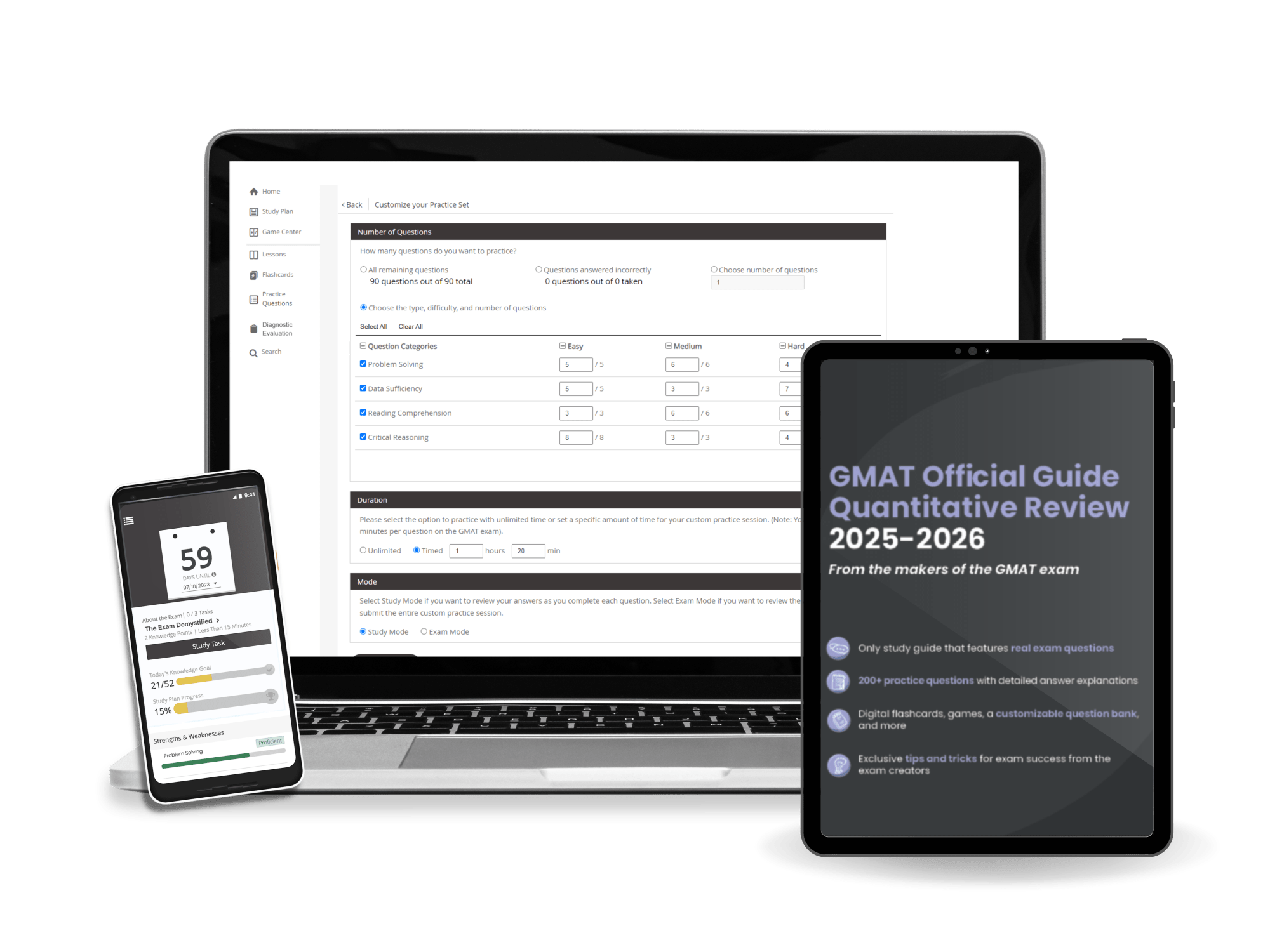 GMAT Official Guide 2025-2026: eBook & Online Question Bank